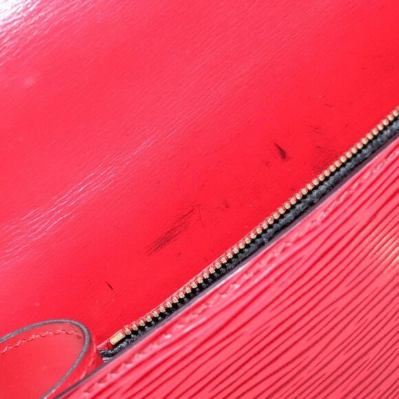 LOUIS VUITTON Epi Malesherbes Hand Bag Red M52377 LV Auth 137028 - Picture 13 of 16